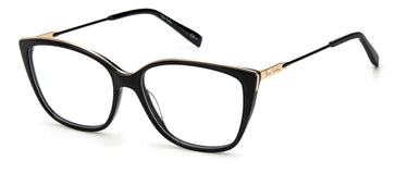 Premium Women Pierre Cardin Eyeglasses: P.C.8497 - Black - SpecSMART Eye Clinic (Diagonal View)